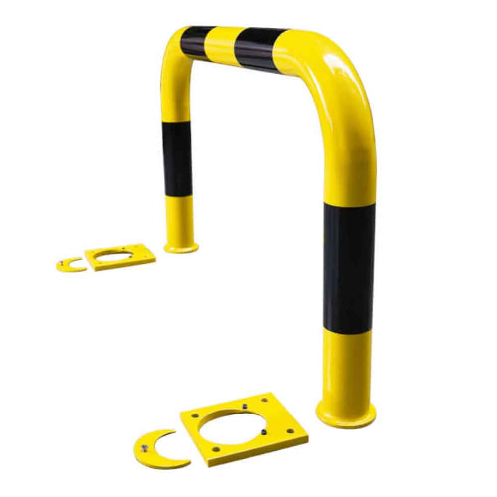 Rammschutz-Bügel aus Stahl - wegnehmbar für zeitweilige Absperrungen Rammschutz-Bügel aus Stahl - wegnehmbar für zeitweilige Absperrungen