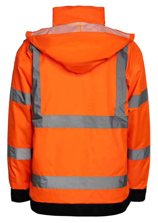 Korntex® Hi-Vis Regenjacke Lite „Kaunas“ - Signal-Gelb - 4XL