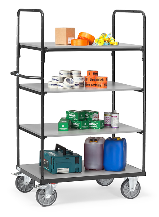 8302_7016_live-c0691a Etagenwagen GREY EDITION - in 3 Ausführungen - 4 Ladeflächen - Tragkraft 600 kg