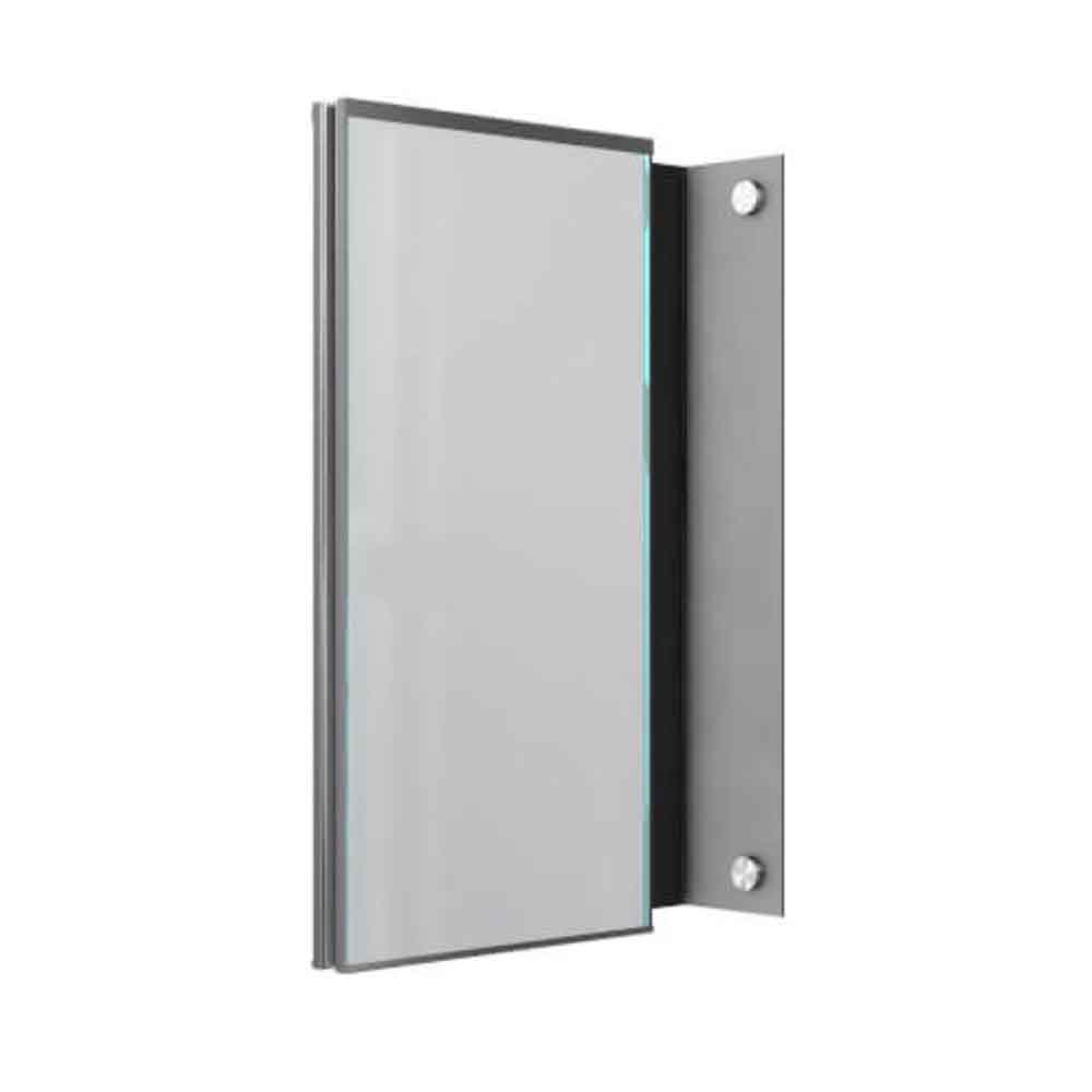 GlasFix Fahnenschild - bestehend aus 2 Echtglas-Schildern und einem Edelstahlbügel - in 5 Größen GlasFix Fahnenschild - bestehend aus 2 Echtglas-Schildern und einem Edelstahlbügel - in 5 Größen