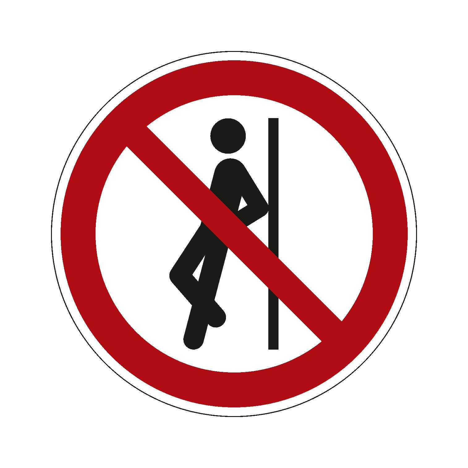 31-20-129-1-00-058-verbotsschild-gegenlehnen-verboten-21a6355-y-01-0175bd Verbotsschild - Gegenlehnen verboten