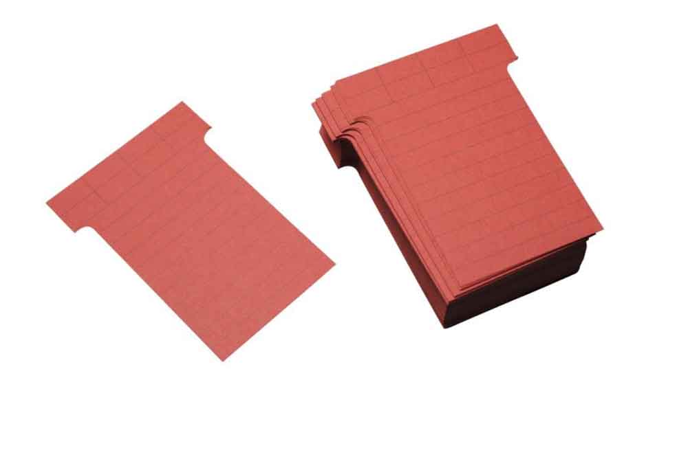 Zubehör T-Karten-Kombi - für T-Kartentafel - Schmalformat - in 10 Farben - 2-fach Nutzen