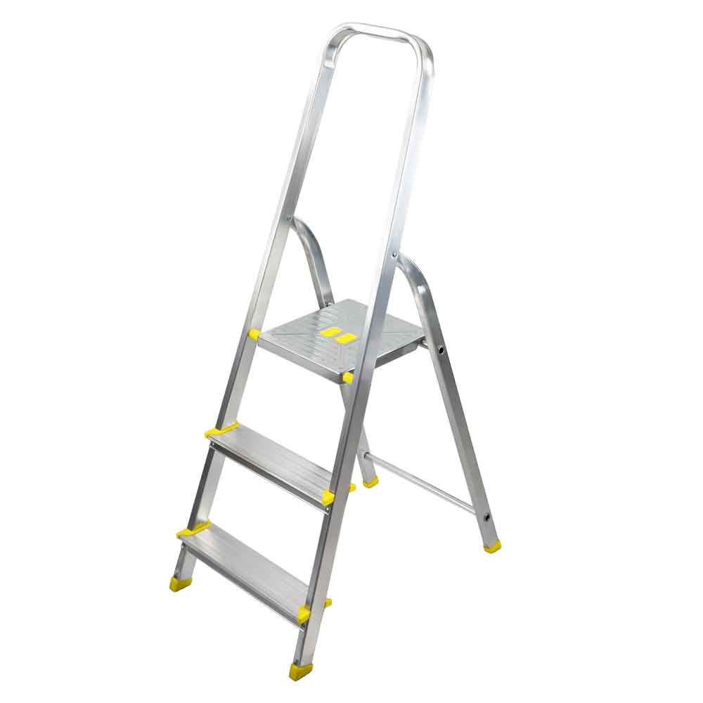 Aluminium-Klappleiter - geringes Gewicht - rutschfest - in 4 Ausführungen