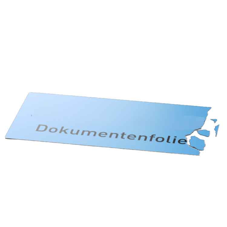 Prüfplakette - Nächste Sicherheitsprüfung - Dokumentenfolie - Gelb/Schwarz