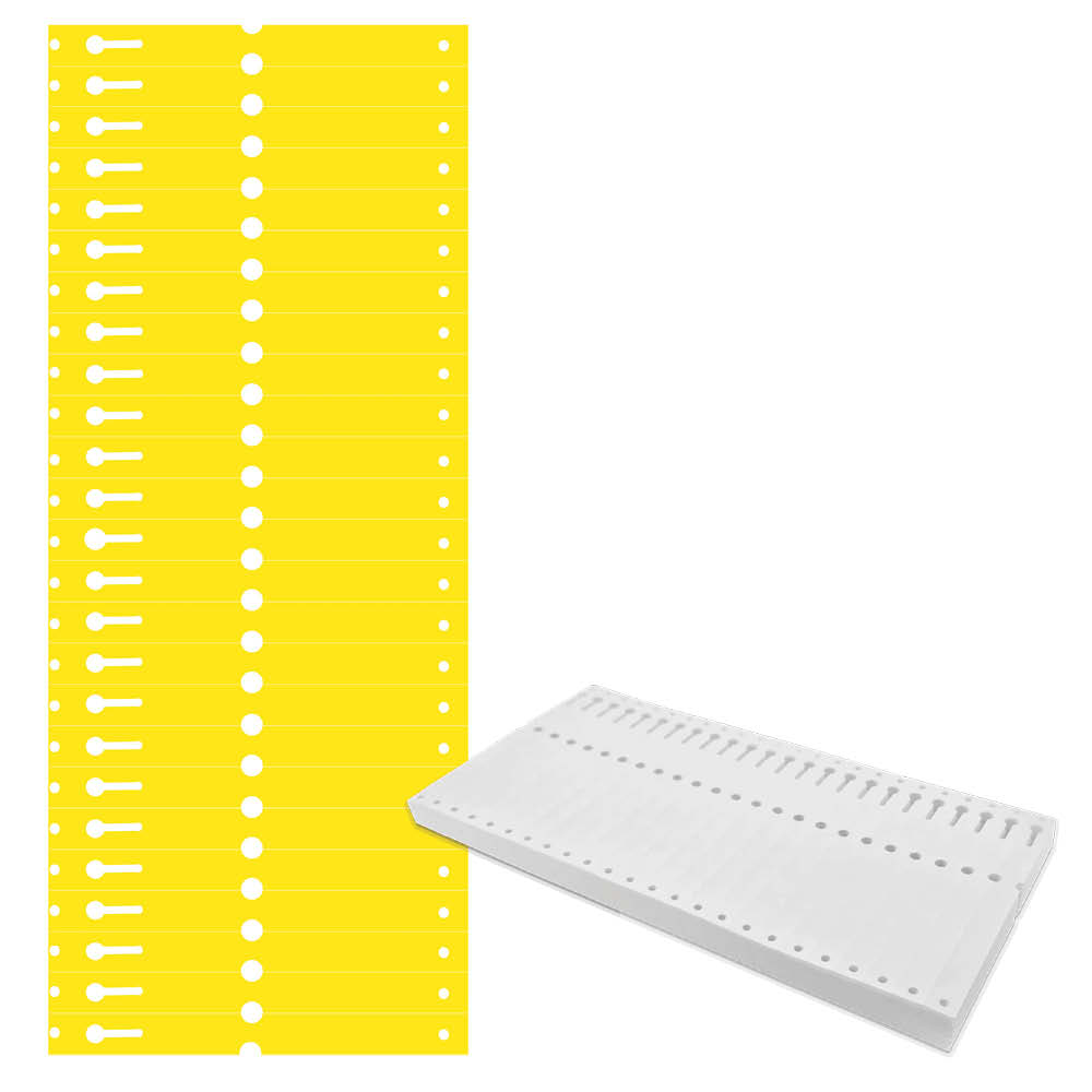 Tyvek®-Schlaufen-Etiketten - Format 140 x 13 mm - 7 Farben