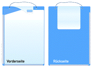 Detailzeichnung der Auftragstasche Stabil