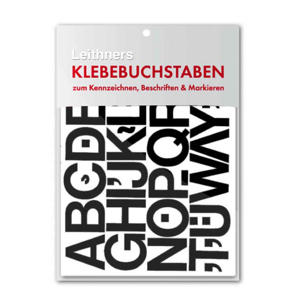 klebebuchstaben-versalien-din-a5-ea4342 Einzelsortiment Großbuchstaben - in 7 Farben