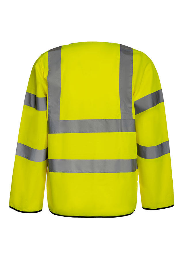 Korntex® Hi-Vis Leichte Warnjacke „Andorra“ - Signal-Gelb - 3XL
