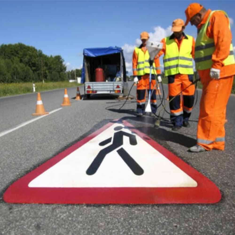 Premark thermoplastische Bodenmarkierung - Behindertenparkplatz - Kennzeichnung von Parkflächen Premark thermoplastische Bodenmarkierung - Behindertenparkplatz - Kennzeichnung von Parkflächen