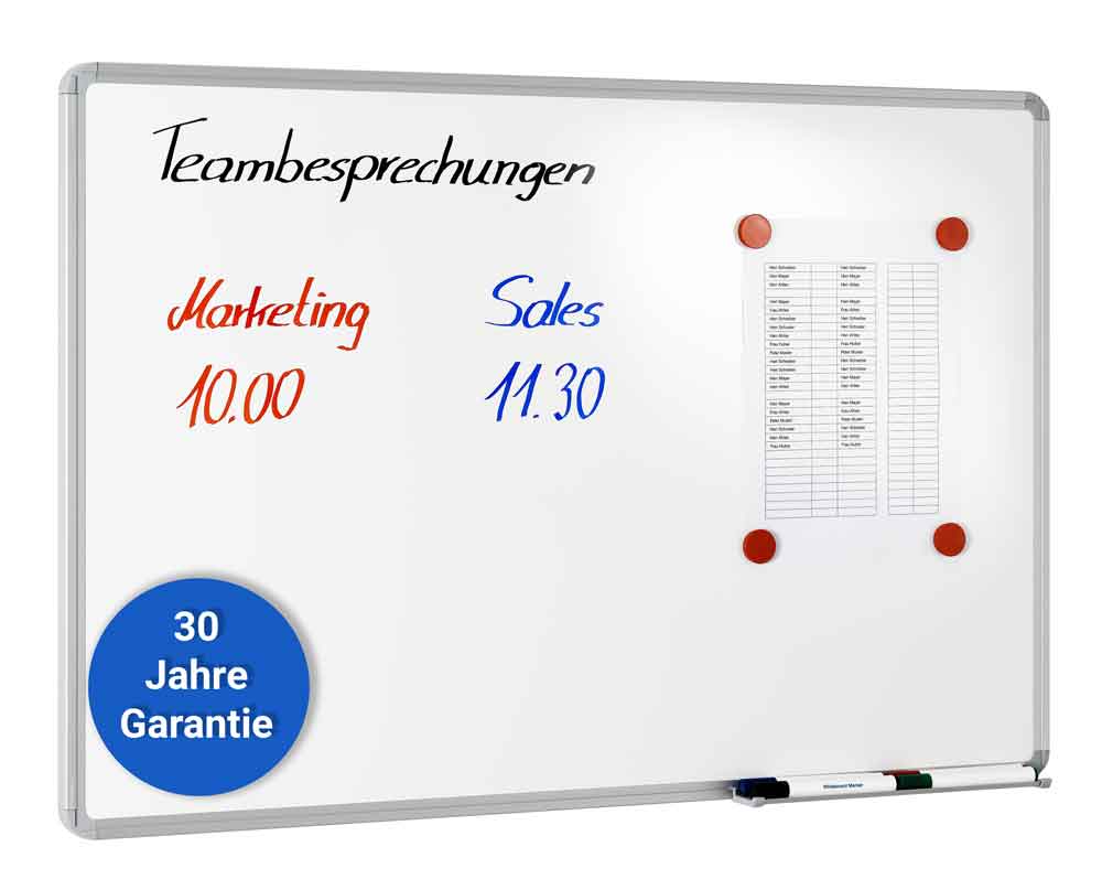 Schreibtafel Emaille - hochwertige Ausführung - 10 verschiedene Größen