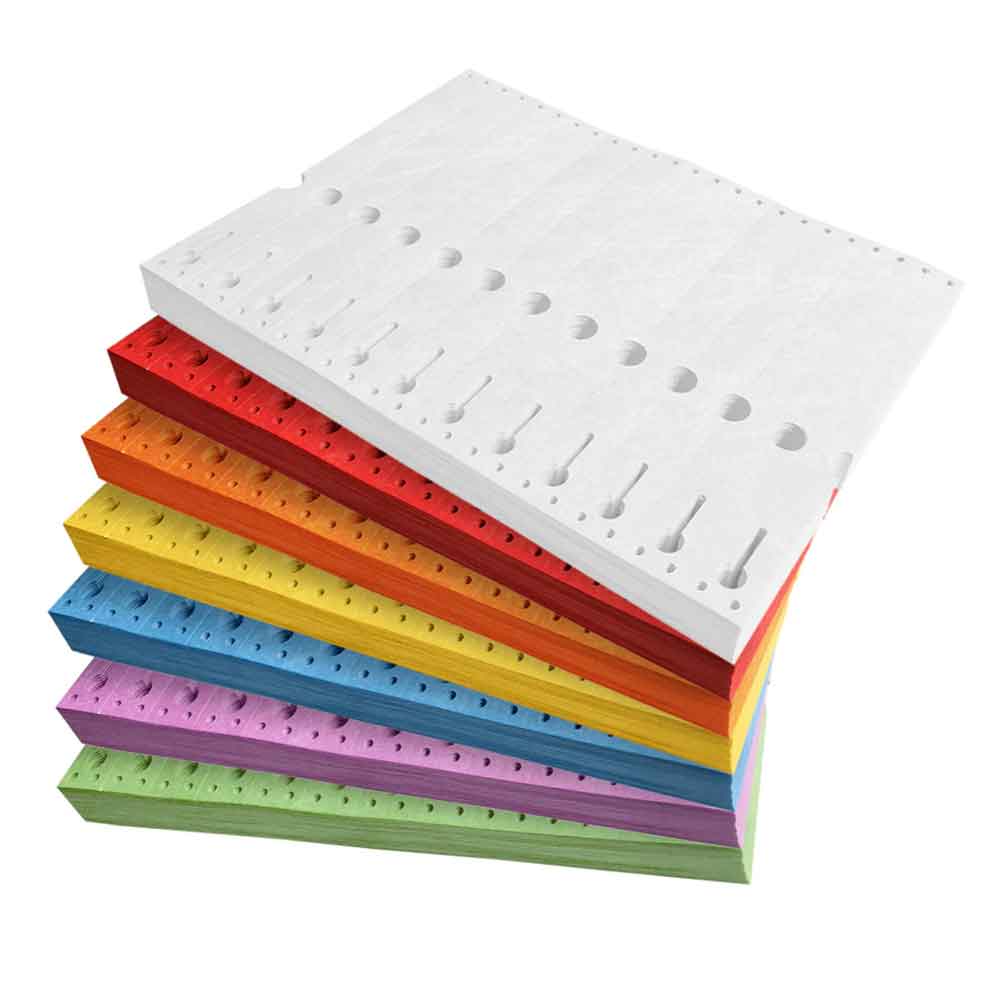 Tyvek Schlaufenetiketten - Format 220 x 25,4 mm - 1000 Etiketten - in mehreren Farben