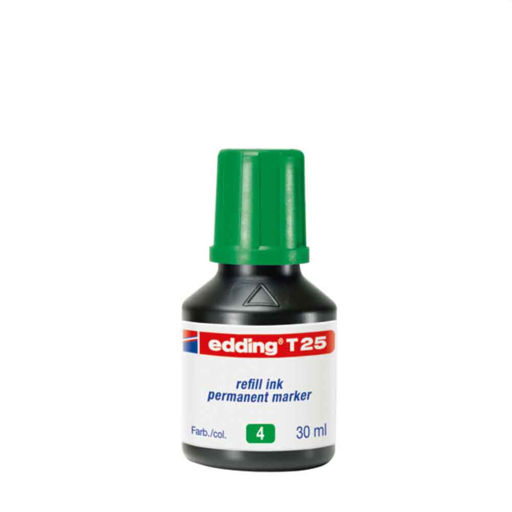 Edding T25 Nachfülltinte für Permanentmarker - in 4 Farben