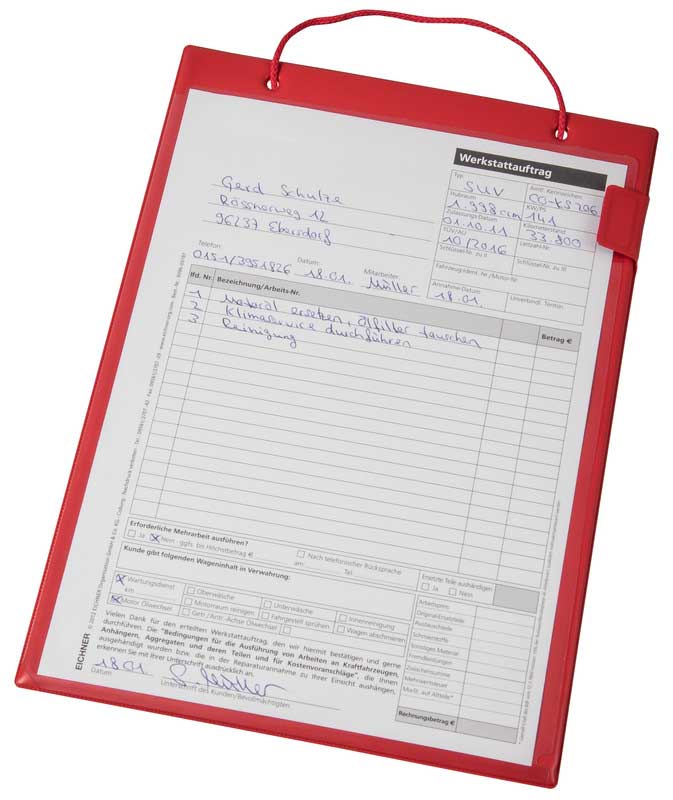 Auftragstasche "Basic" für DIN A4 Aufträge Auftragstasche "Basic" für DIN A4 Aufträge