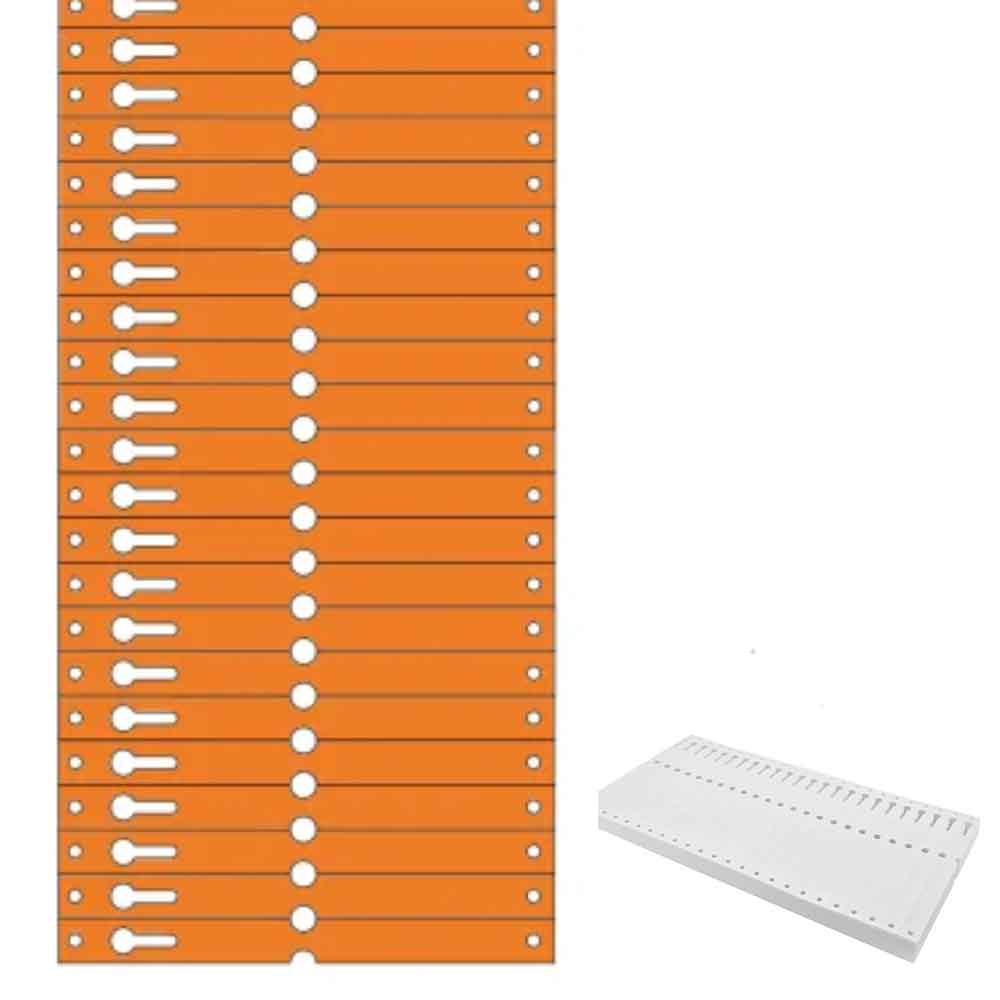 Tyvek®-Schlaufen-Etiketten - Format 140 x 13 mm - 7 Farben