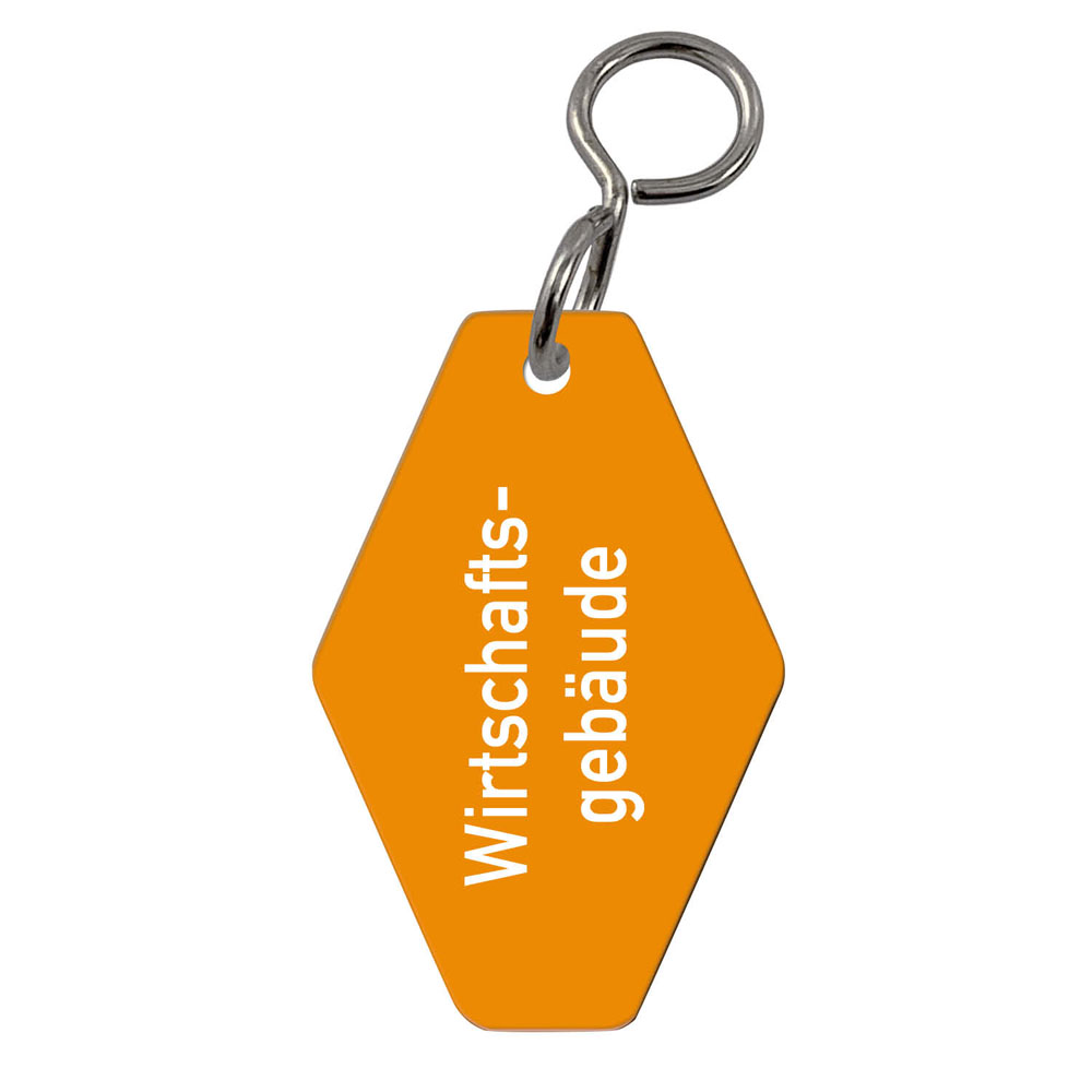 rauten-58-mm-kunststoff-beschriftung-zweizeilig-s-haken-alle-farben6-336b8f Schlüsselanhänger - Rautenform - Kunststoff - 2-zeilige Gravur - mit S-Haken