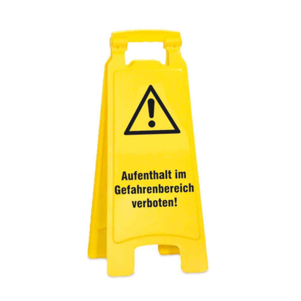 39-30-148-0-00-05-056-warnaufsteller-rubbermaid-c95e96 Warnaufsteller Rubbermaid - 2-seitige Beschriftung - individuell oder Standardsymbol