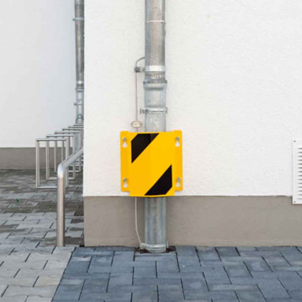 Rohrschutz U-Profil 300 - für Innen- und Außenbereich - Höhe 30 cm - Gelb/Schwarz Rohrschutz U-Profil 300 - für Innen- und Außenbereich - Höhe 30 cm - Gelb/Schwarz