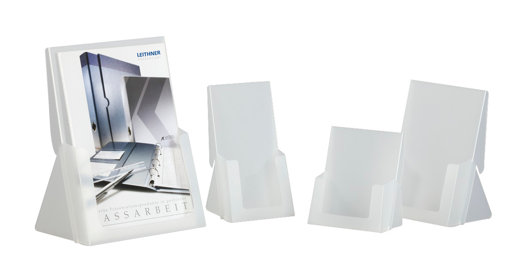 30-10-120-0_1-c9e59a Theken-Aufsteller aus Polypropylen - für Prospekte und Informationen