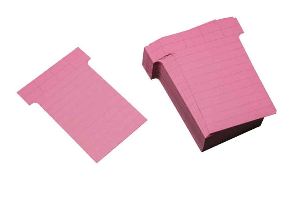 Zubehör T-Karten-Kombi - für T-Kartentafel - Schmalformat - in 10 Farben - 2-fach Nutzen
