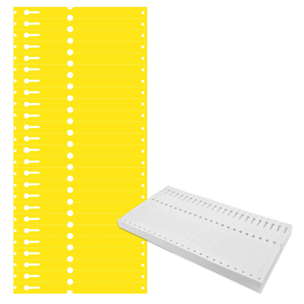 Tyvek®-Schlaufen-Etiketten - Format 160 x 12,7 mm - 6 Farben