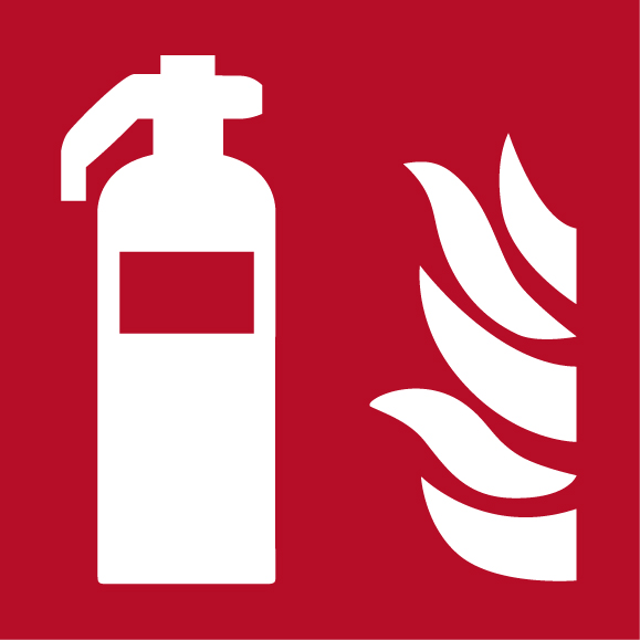 F001 Feuerlöscher nach Norm