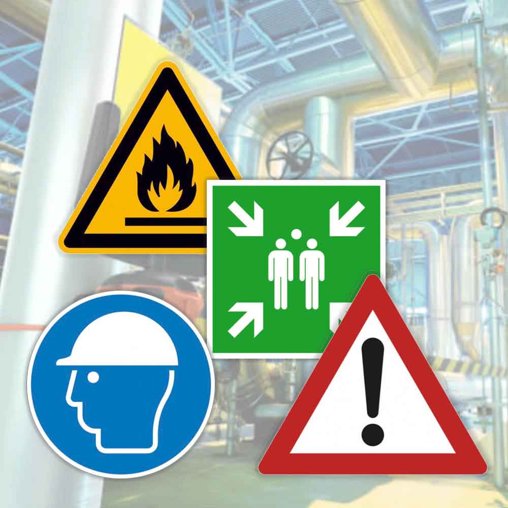 Sicherheitskennzeichnung im Betrieb