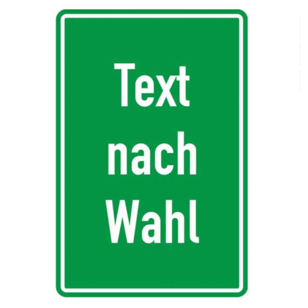 Individuell gefertigtes Folienschild - in vielen Größen - mit Wunschtext und Grundfarbe nach Wahl Individuell gefertigtes Folienschild - in vielen Größen - mit Wunschtext und Grundfarbe nach Wahl