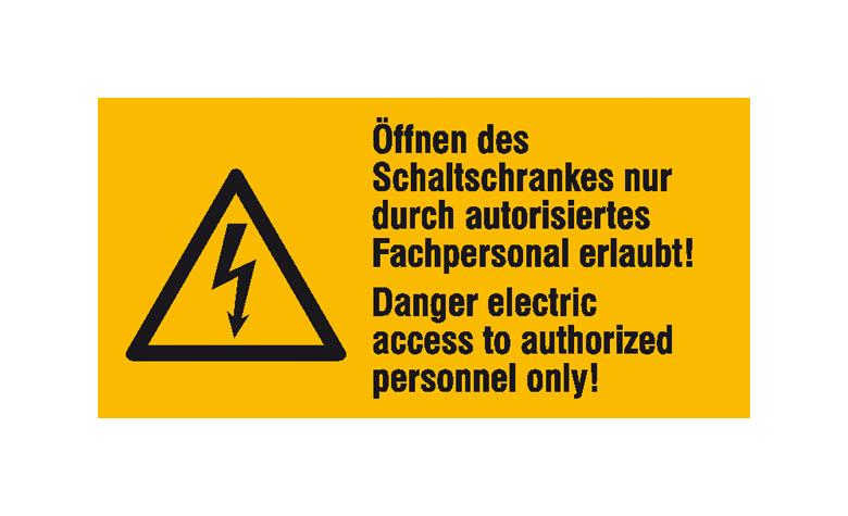35-10-441-0-10-058-warn-kombischild-auf-bogen-offnen-des-schaltschrankes-nur-durch-autorisiertes-fachpersonal-erlaubt-300666-8e00ee Warn-Kombischild auf Bogen - Öffnen des Schaltschrankes nur durch autorisiertes Fachpersonal erlaubt! - Mehrsprachig