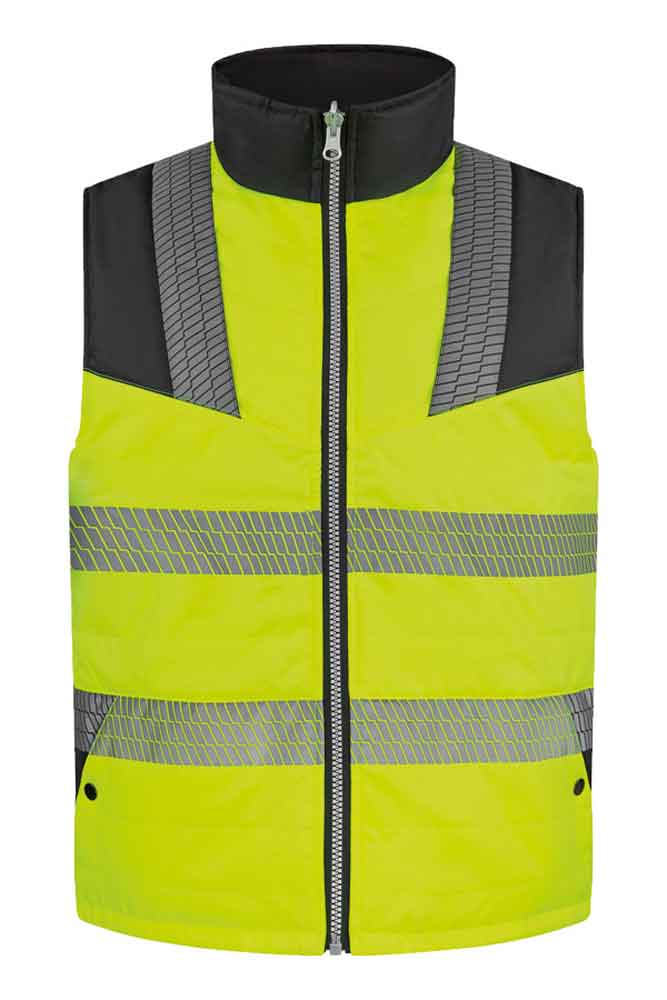 Korntex® Hi-Vis 2 in 1 Bodywarmer „Elbrus“ - Signalfarbe Korntex® Hi-Vis 2 in 1 Bodywarmer „Elbrus“ - Signalfarbe