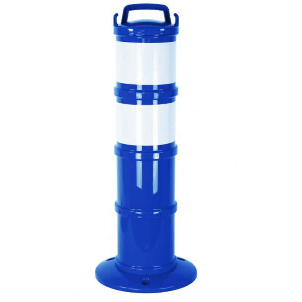 Modularer Ketten-Absperrpfosten - mit oder ohne Reflexstreifen