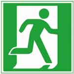 Rettungszeichen E002 Rettungsweg/Notausgang rechts