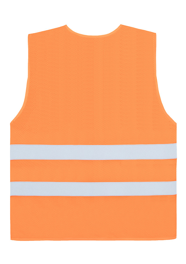 Korntex® Mesh-Warnweste Comfort-Fit „Rhodes“ - Mit Reißverschluss - Signal-Orange - 4XL/5XL