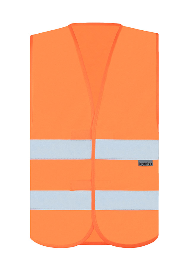 Korntex® Warnweste „Goeppingen“ aus Baumwollmischgewebe - Signal-Orange - 3XL/4XL Korntex® Warnweste „Goeppingen“ aus Baumwollmischgewebe - Signal-Orange - 3XL/4XL