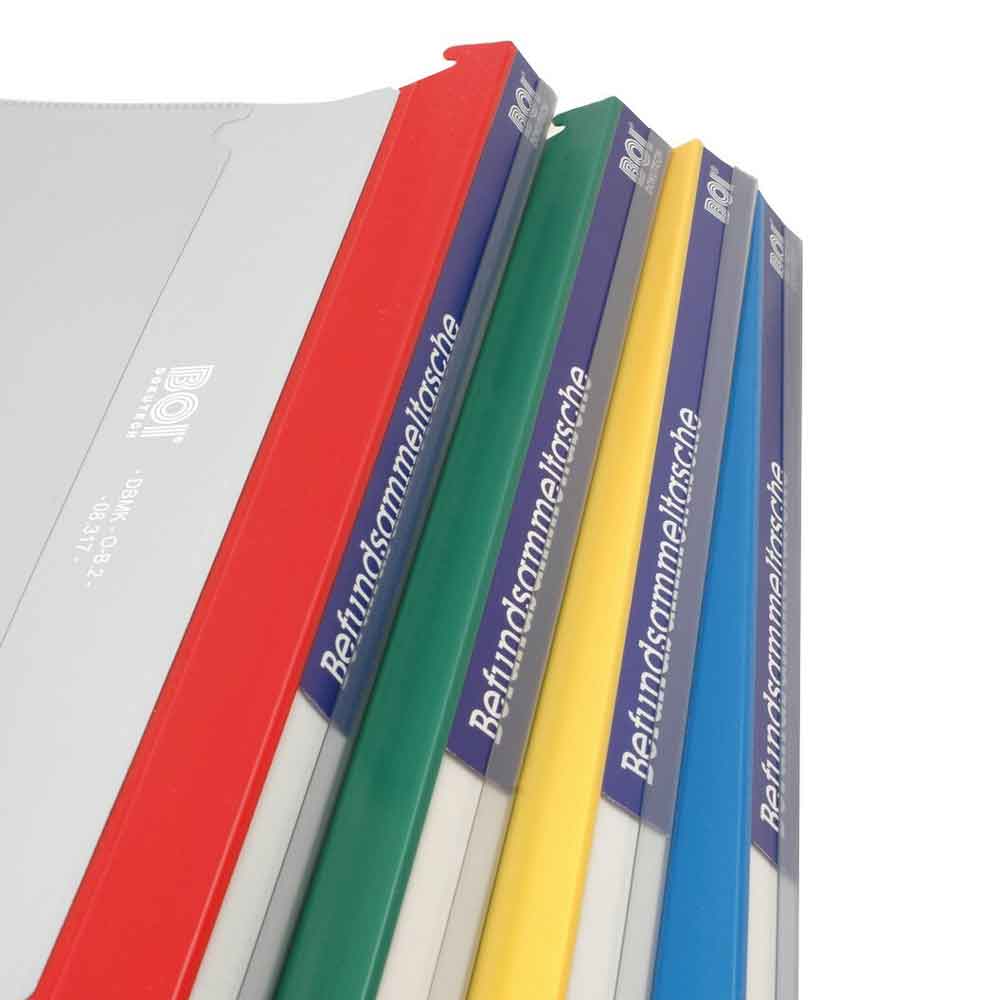 2-Deckel Befundmappe - mit Bügelmechanik - in 4 Farben 2-Deckel Befundmappe - mit Bügelmechanik - in 4 Farben
