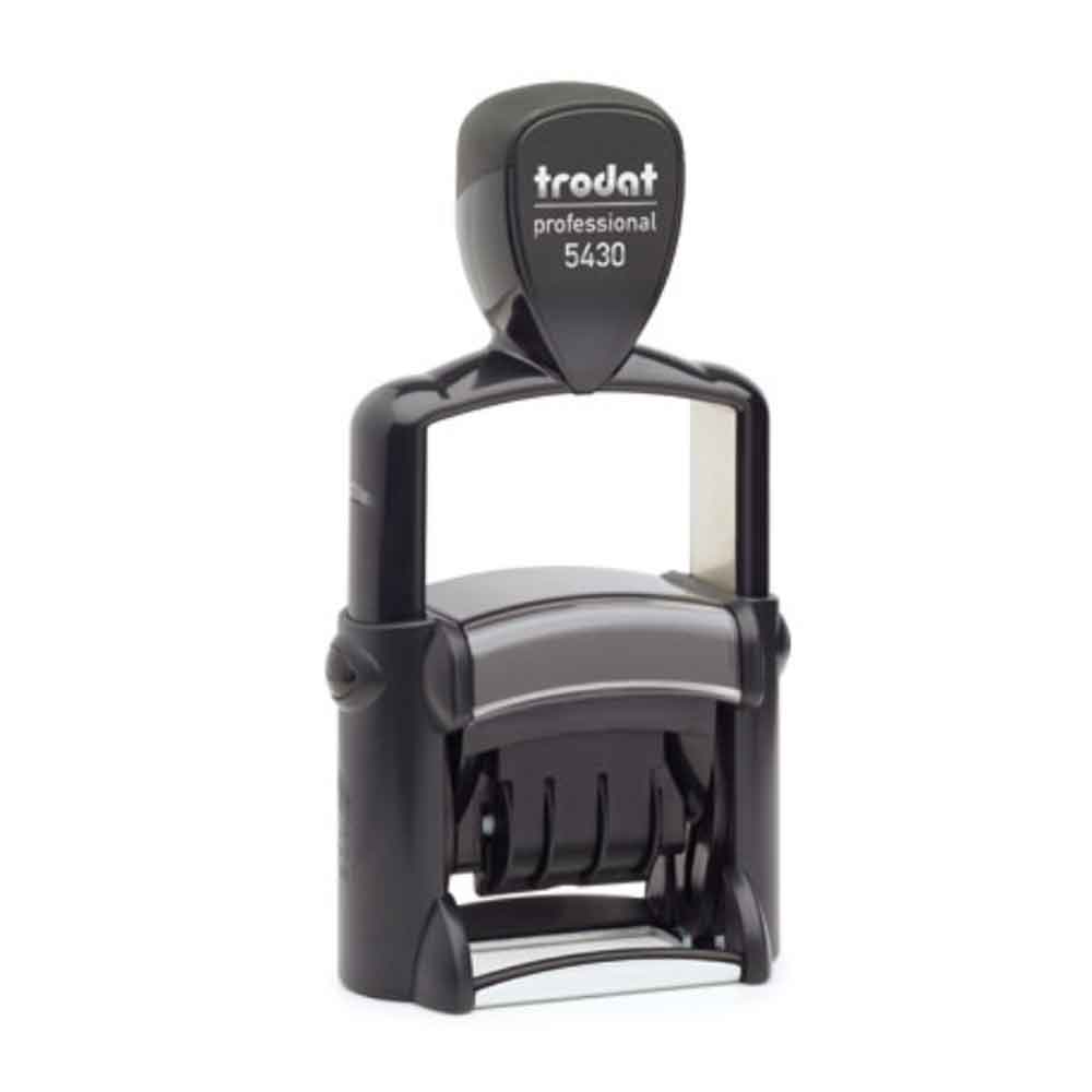 Trodat Professional 4.0 5430 - 5460 - 54110 Datumstempel - individuelle Textplatte und Gestaltung