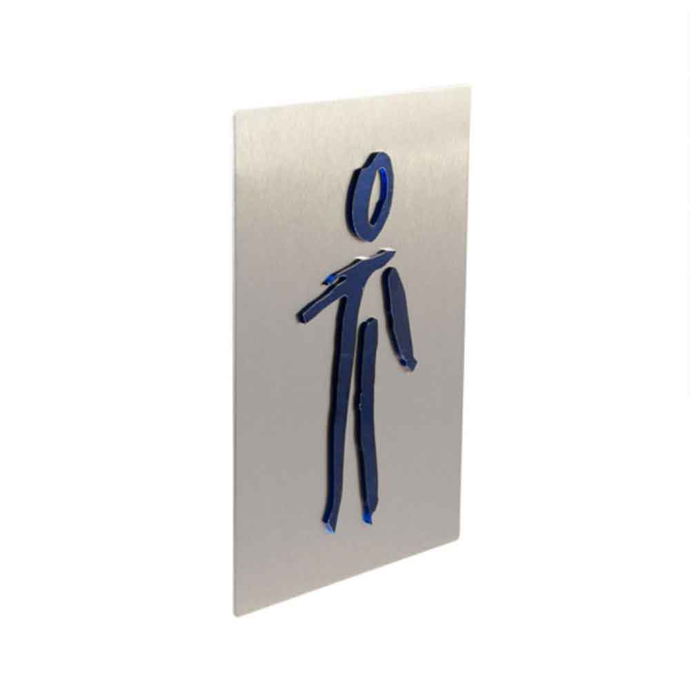Viva Türschild - mit Piktogramm - Toilettenschild - aus Acrylglas