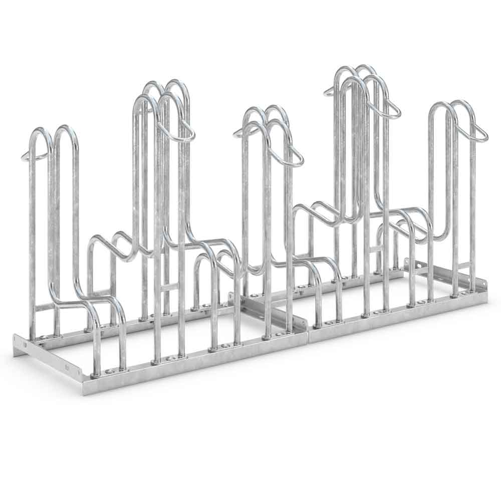 Fahrradanlehnsystem 4158 - 8 Einstellplätze zweiseitig