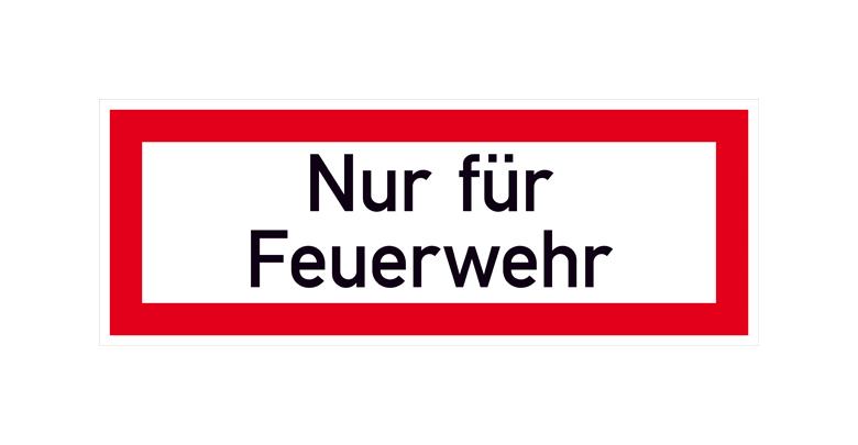 32-20-396-0-00-058-hinweisschild-fur-die-feuerwehr-nur-fur-feuerwehr-112636-d23316 Hinweisschild für die Feuerwehr - Nur für Feuerwehr