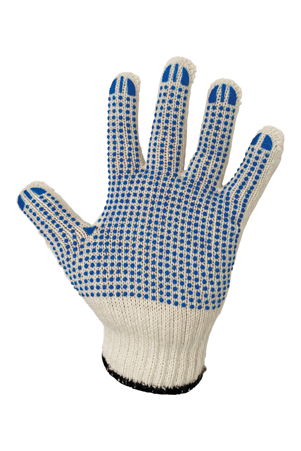 Korntex® Grobstrickhandschuh „Bursa“ - Natur, Schwarze Noppen - 7