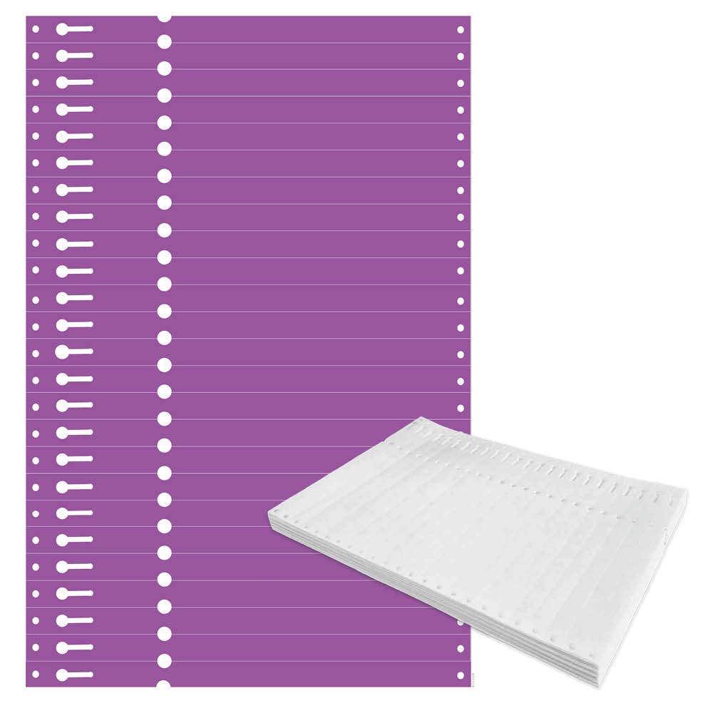 Tyvek®-Schlaufen-Etiketten - Format 220 x 13 mm - 8 Farben