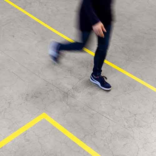 Sicherheit durch Sichern und Markieren im Betrieb
