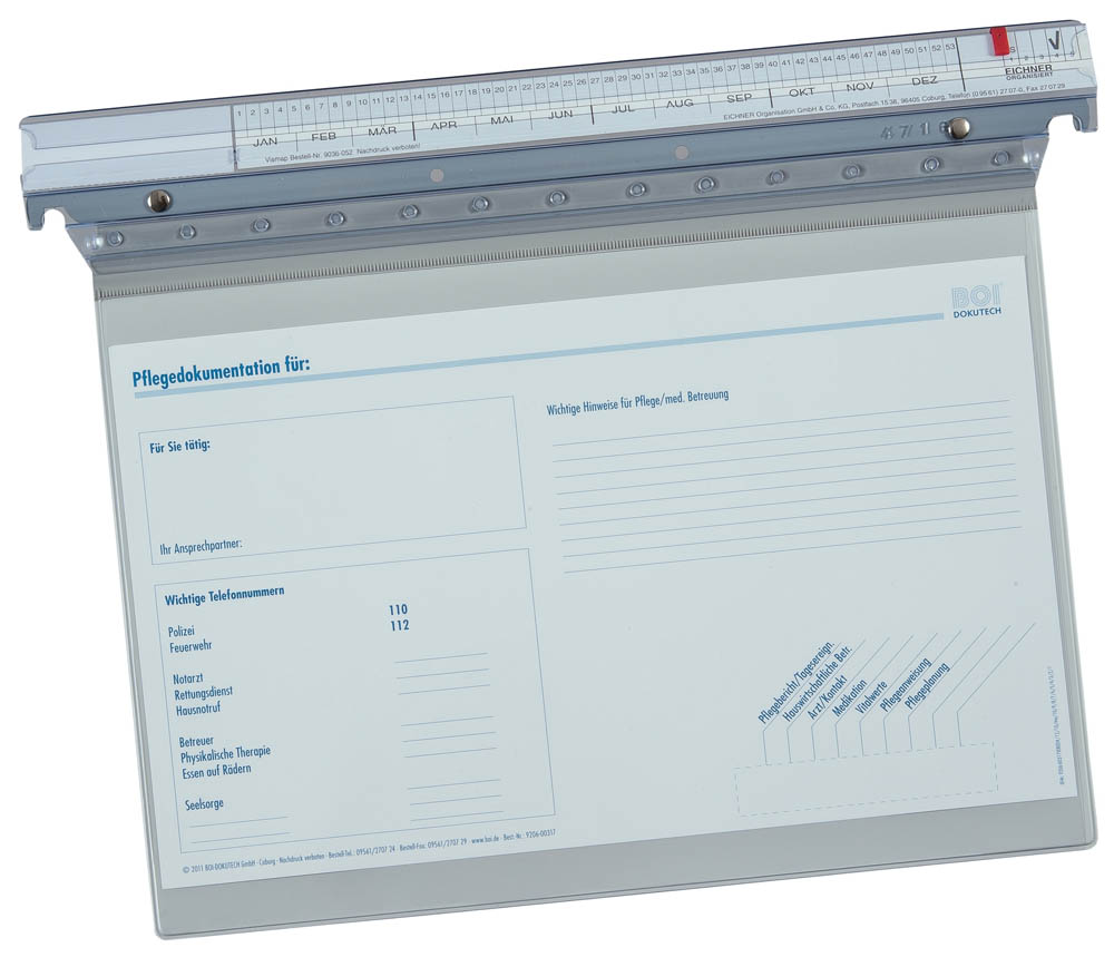 BOI Pflegedoku-Hängemappe "signal-line" - Kopfleiste verstärkt