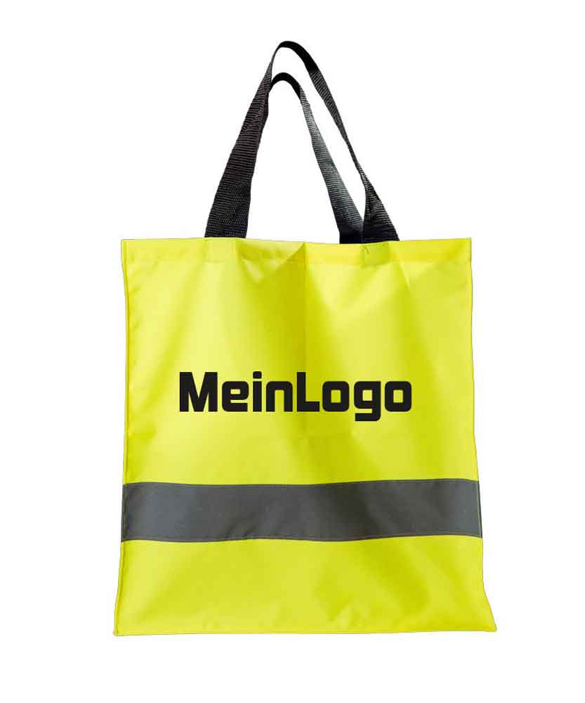 60-50-304-0-00-03-059-einkaufstasche-reflektierend-gelb-logoaufdruck-b1efb3 Einkaufstasche - reflektierend - 2 Farben