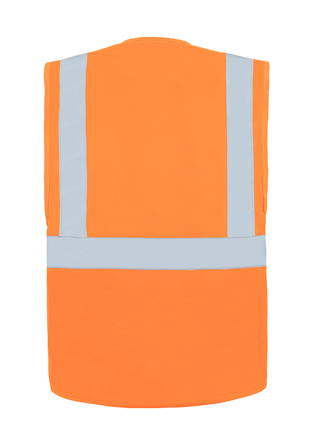 Korntex® Comfort Warnweste „Hamburg“ - Multifunktional - Weiß - M