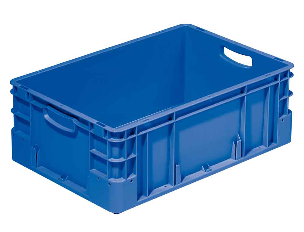 80-10-108-7-10-01-090-euro-transportbehaelter-blau-1dcd67 Euro-Transportbehälter - L 600 x B 400 x H 220 mm - in 3 Farben