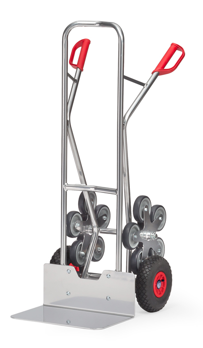 AK1328_fetra_alu-treppenkarre-ee6dd9 Alu-Treppenkarre mit 2 fünfarmigen Radsternen - Schaufelbreite 480 mm - Luft-Bereifung