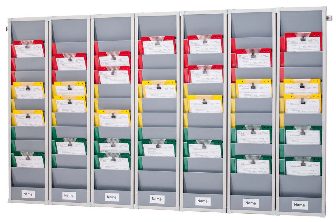 20-20-907-0-00-01-002-flexo-board-7-reihen-929afb Flexo-Board Tafelsystem mit 7 Tafelsegmenten - für DIN A4 Aufträge