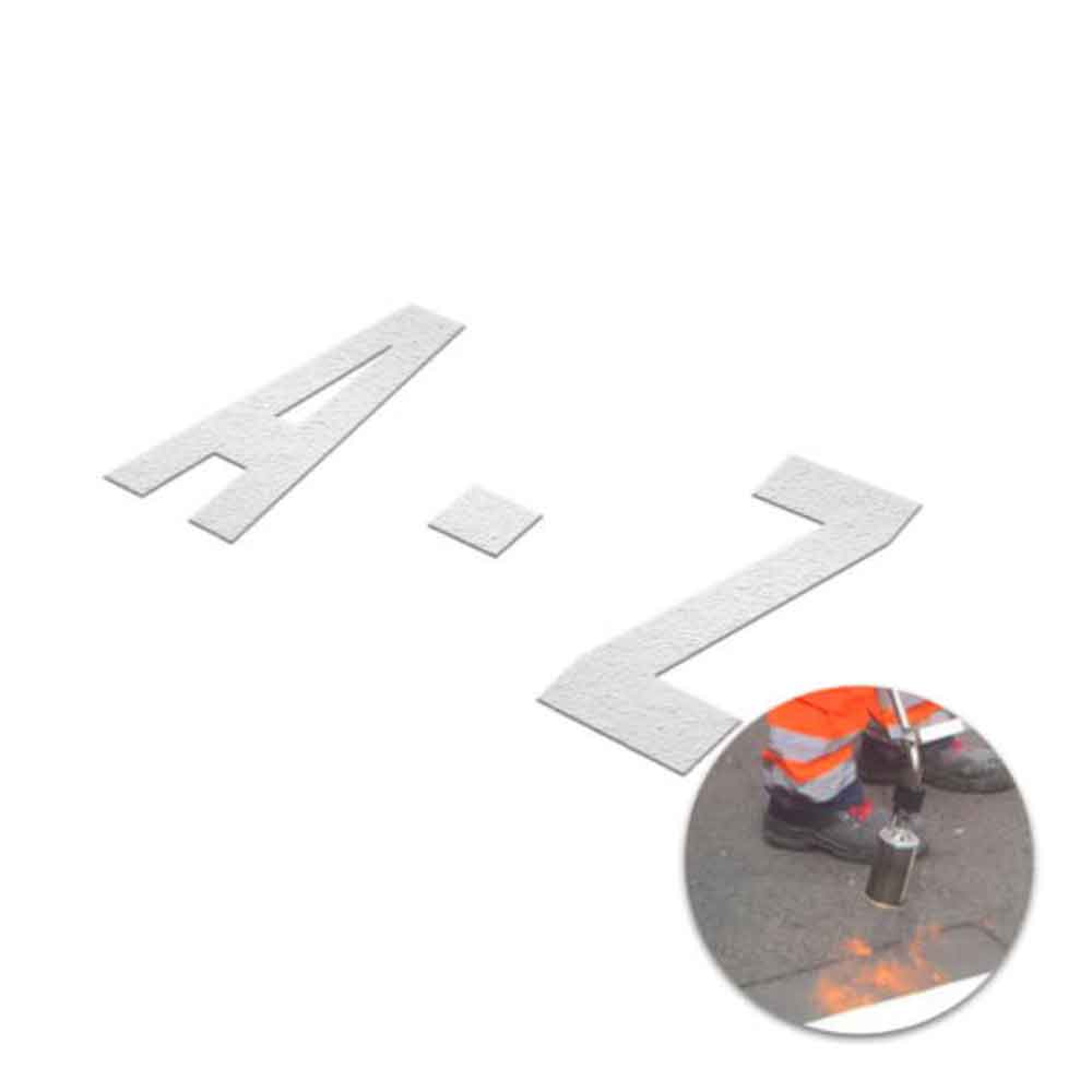 PREMARK® Buchstaben von A-Z - thermoplastische Bodenmarkierung - in 3 Größen PREMARK® Buchstaben von A-Z - thermoplastische Bodenmarkierung - in 3 Größen