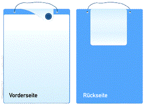 Detailzeichnung der Auftragstasche Magnet