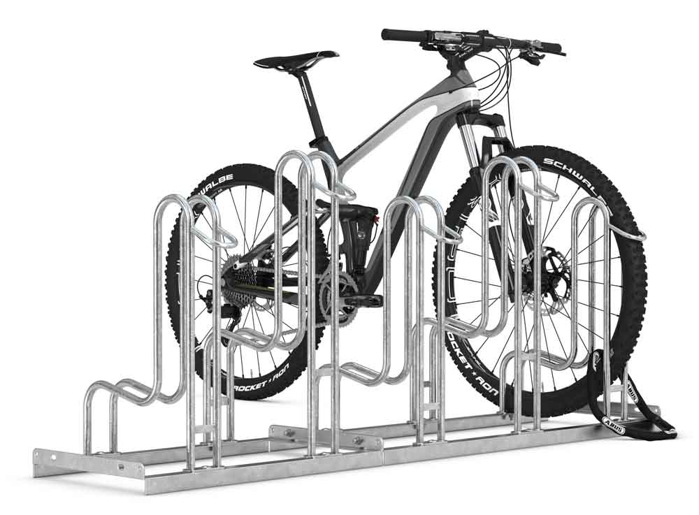 Fahrrad-Standparker 4053 - Standard - 3 Einstellplätze einseitig Fahrrad-Standparker 4053 - Standard - 3 Einstellplätze einseitig